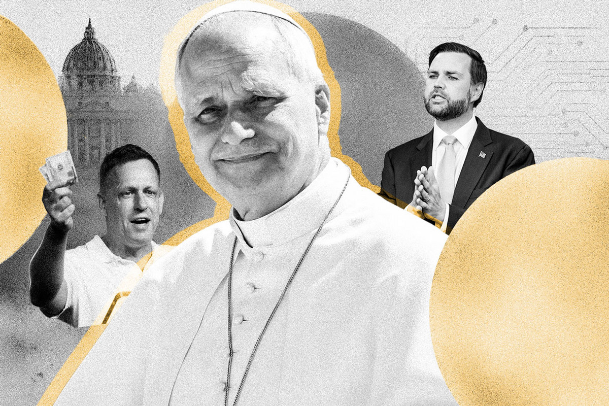 JD Vance trebuie sa faca o alegere intre Papa Leon si Peter Thiel