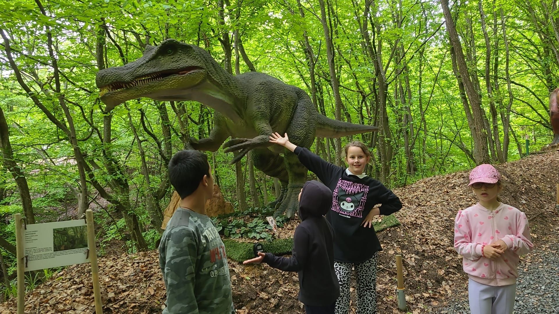 Peste 200 de copii din sistemul de protectie au avut o zi memorabila la Cluj Tiroliana Dino Park concerte si surprize inainte de 1 Iunie