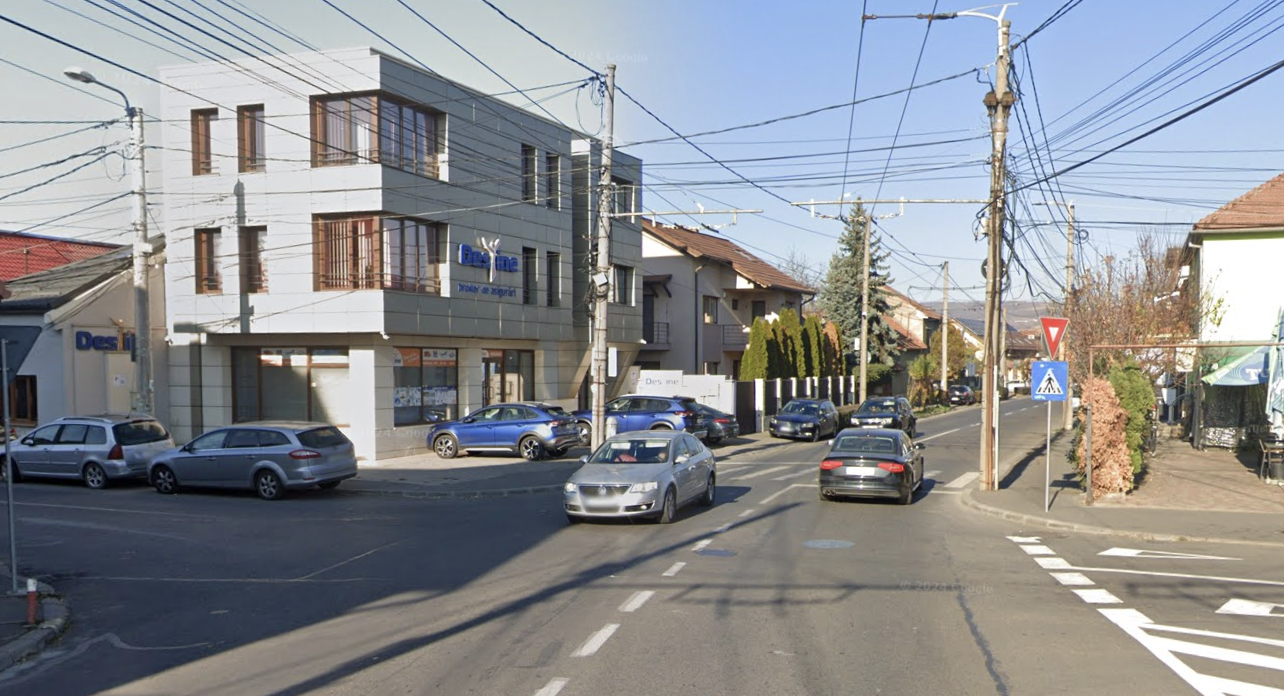 Un clujean scoate in evidenta Nu suntem observati Intersectie hazardouza in Cluj fara semafor si fara limitatoare de viteza