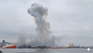 Alerta in Portul Constanta dupa o explozie Primele informatii indica o possibila implicare a unei drone marine