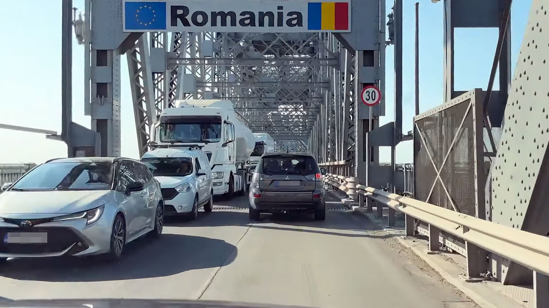 Atentie soferi Podul Giurgiu Ruse va fi inchis temporar circulatiei