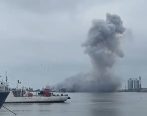 DSU dupa explozia dronei din Constanta Activitatile de evacuare au fost oprite