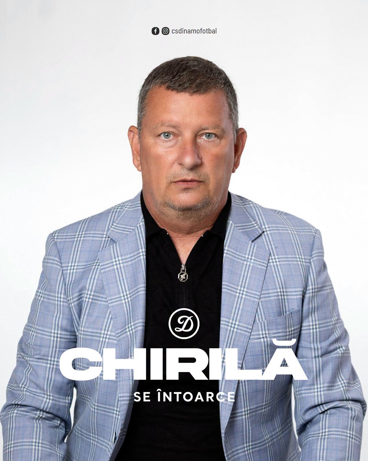 Ionuts Chirila a fost desemnat noul antrenor principal al CS Dinamo