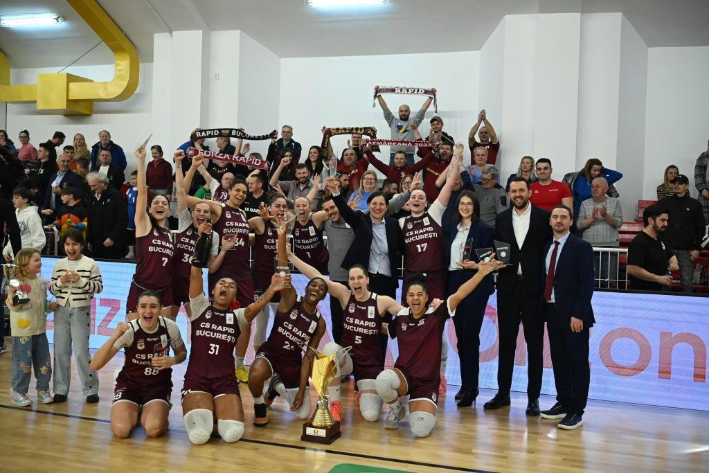 Rapid Bucuresti a fost repartizata in grupa a treia la tragerea la sorti a EuroLeague de baschet feminin