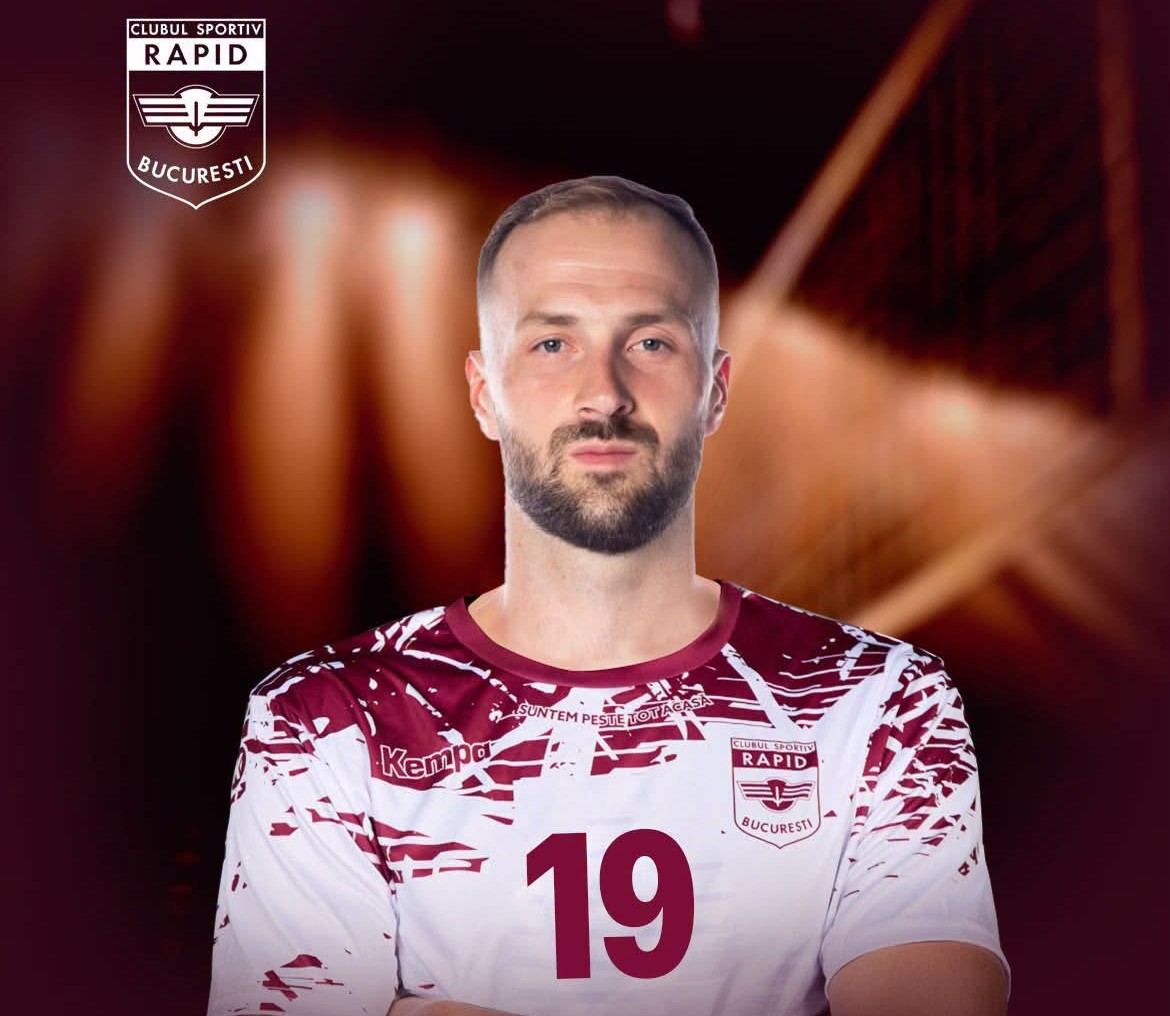 Rapid Bucuresti transfera un jucator de volei canadian cu experienta in competitii din Europa si Asia