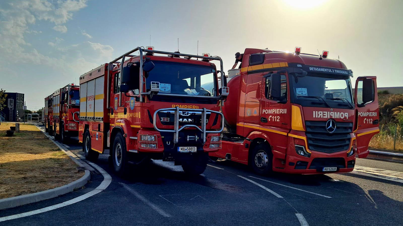 Romania isi mentine echipa de interventie in Franta Pompierii au fost relocati intr o zona predisposa la incendii