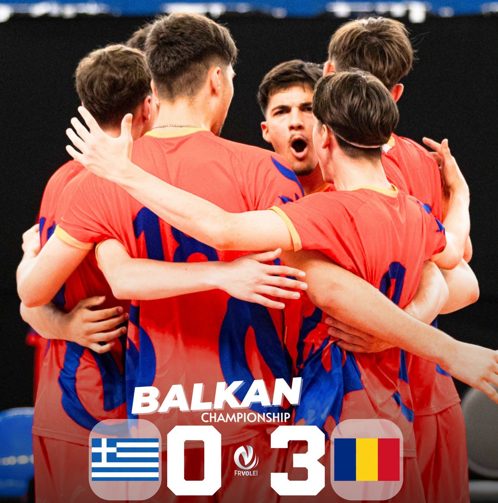 Romania se claseaza pe locul cinci la Campionatul Balcanic U18 de volei masculin desfasurat la Podgorica