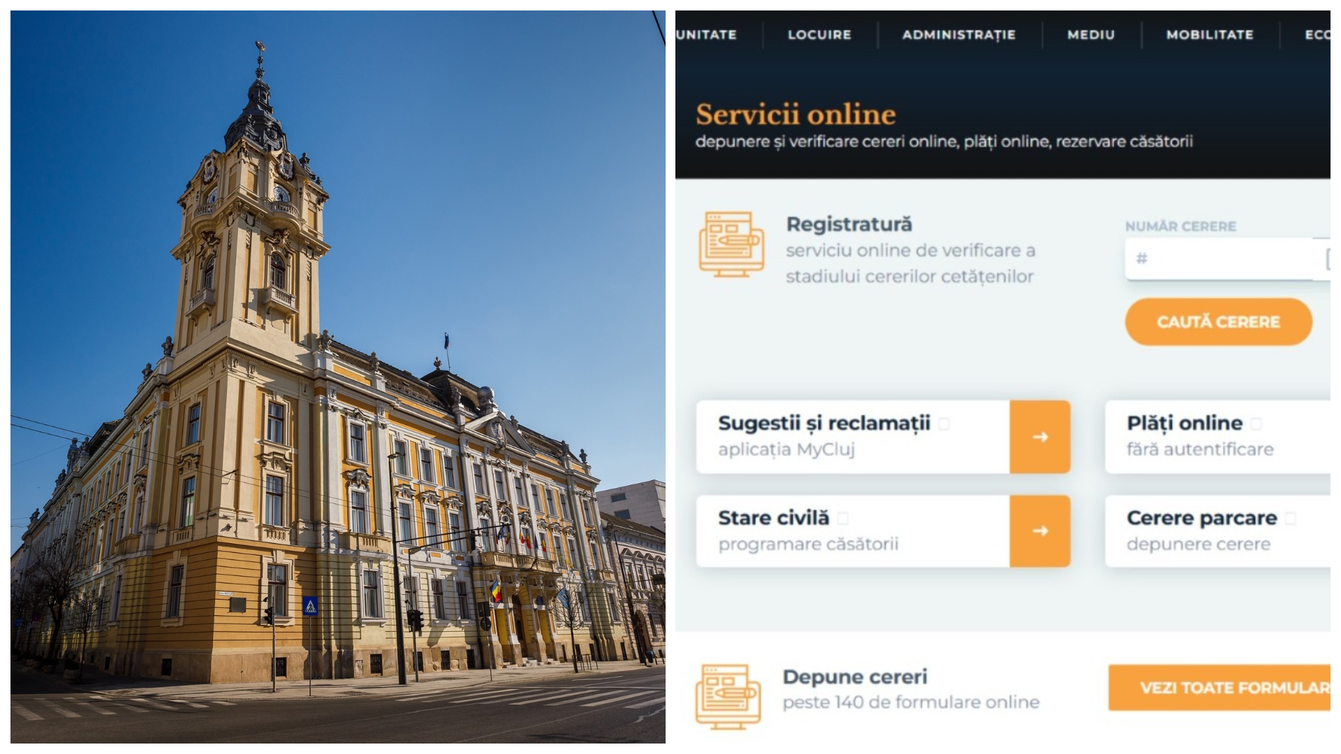 Viceprimarul Dan Tarcea ii indeamna pe clujeni sa evite aglomeratia Peste 300 de servicii ale Primariei Cluj Napoca sunt accesibile online VIDEO