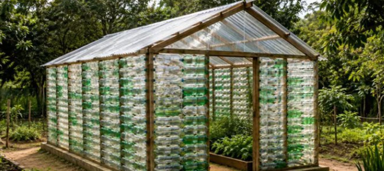 2000 de sticle de plastic au fost transformate intr o sera proiectul inedit al unei scoli