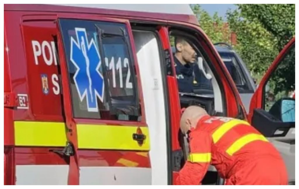Accident pe autostrada A3 in Cluj intre un microbuz cu 9 pasageri si un camion Patru persoane au avut nevoie de ingrijiri medicale
