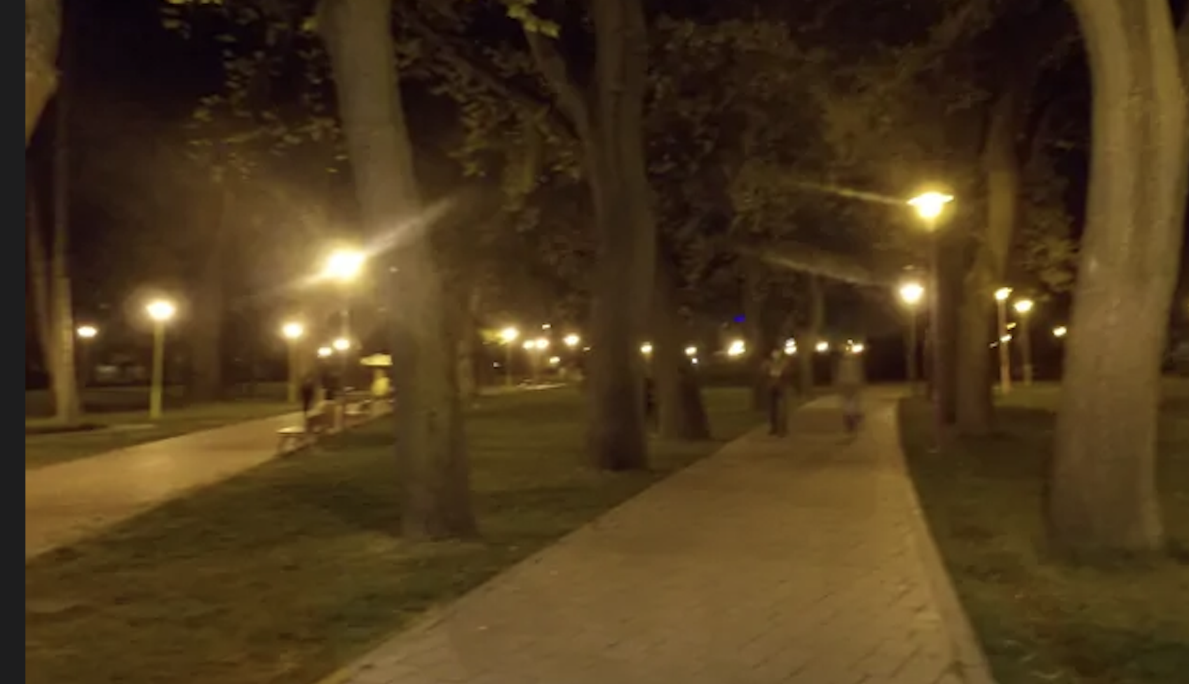 Cosmarul de pe strada Dunarii din Cluj Napoca parc plin de cioburi banca unsa cu ulei si tineri care consuma alcool si striga in fiecare seara Vecinii cer interventia politiei