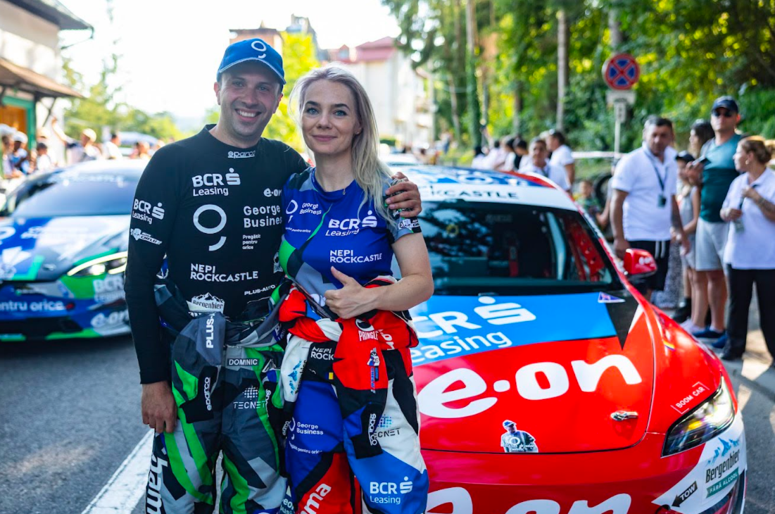 Dominic Marcu impresionant la cursa de acasa Iubita sa a participat pentru prima data pe traseul din Sinaia