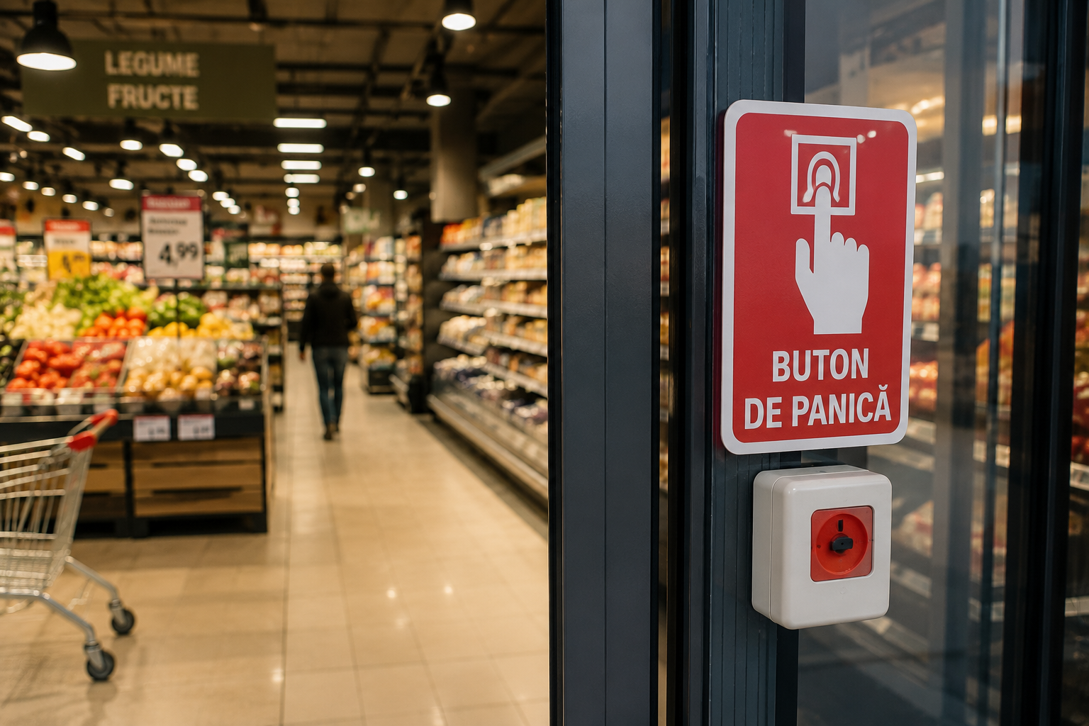 O tanara a avut o experienta infricosatoare intr un supermarket din Cluj A fortat usa si a incercat sa intre Casiera a apasat butonul de panica Eu am sunat la 112