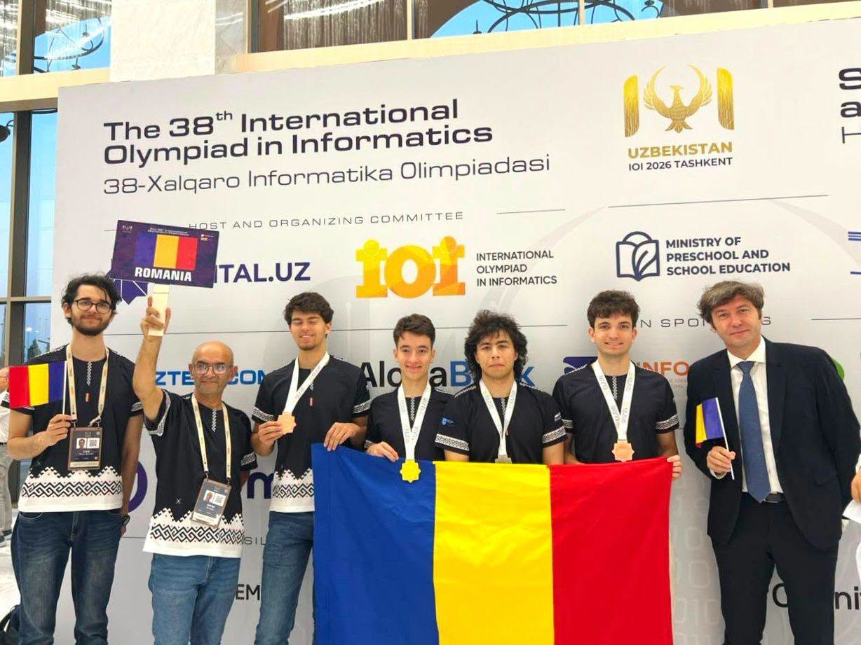 Romnia scrie istorie la Olimpiada Internaional de Informatic Patru elevi au castigat medalii in Uzbekistan iar tara noastra se pastreaza pe locul 2 in lume