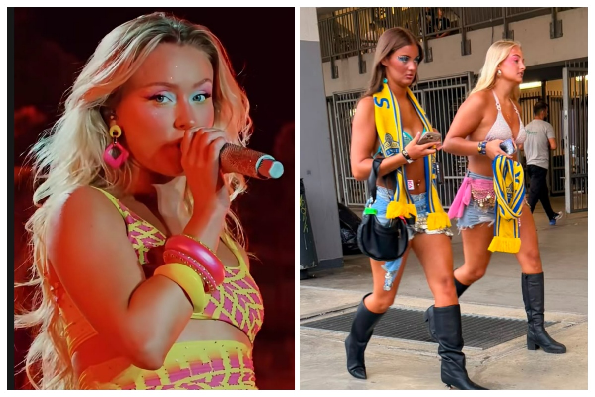 Senzuala Zara Larsson s a confruntat cu o concurenta acerba la UNTOLD in randul fanilor Nu stiai pe cine sa sustii Hai Romania sau Hai Suedia Cui ati oferit voy galerie