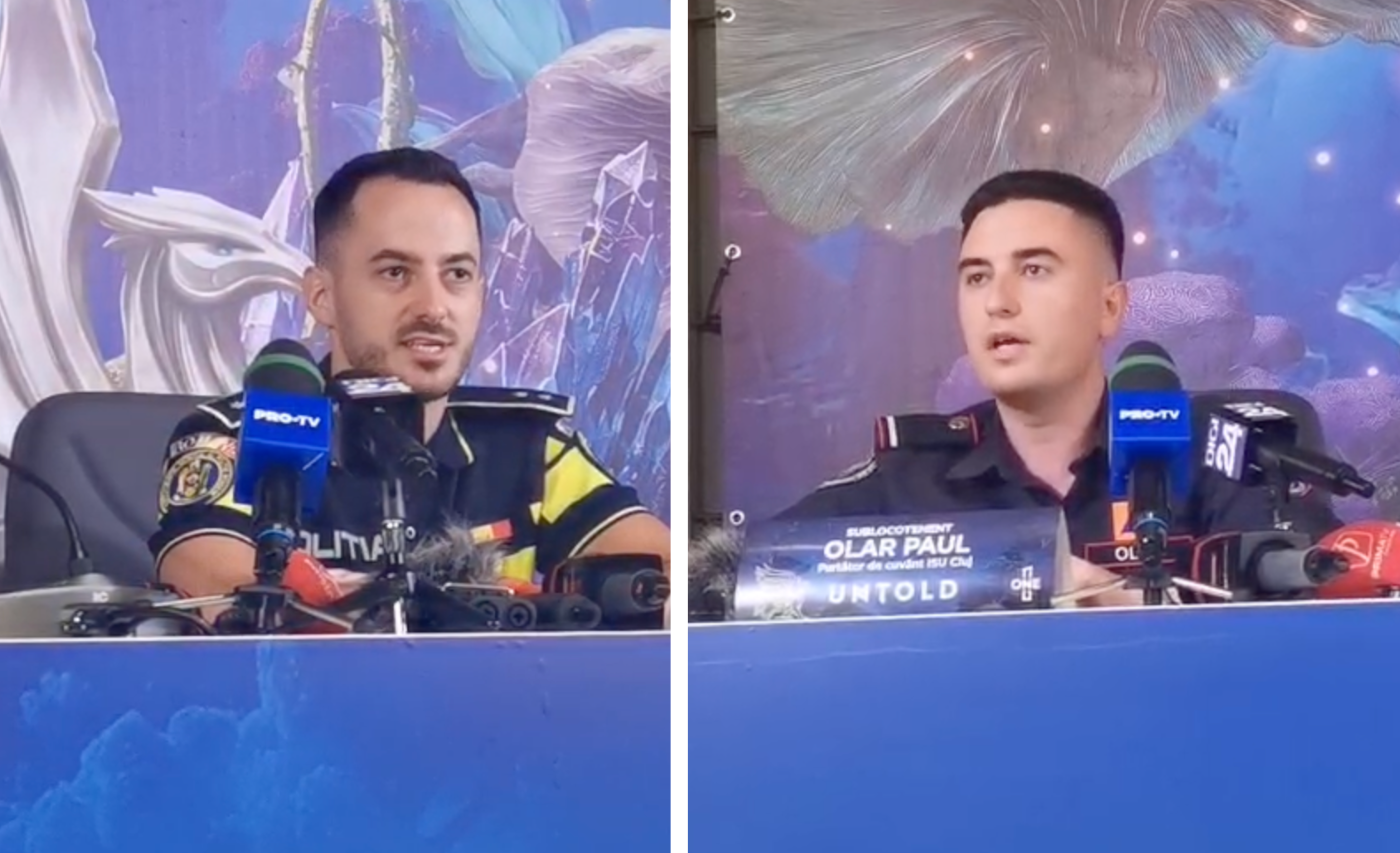 VIDEO Dispozitiv impresionant la UNTOLD Politisti din 12 judete caini antidrog 8 ambulante SMURD si 3 autospeciale Avertisment pentru participantii la festival