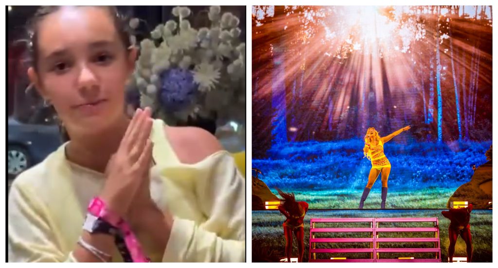 VIDEO Eva Maruta imbratisata de Zara Larsson Vedeta suedeza i a daruit o amintire de neuitat Adorm fericita