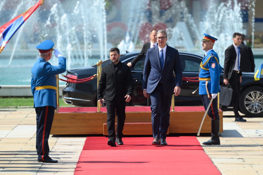 Vucic si Zelenski vizeaza consolidarea relationilor economice dintre Serbia si Ucraina