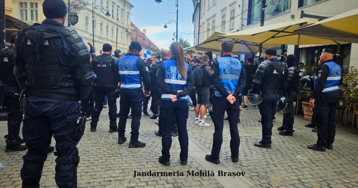 Gaze lacrimogene la meciul Steaua-Poli Timișoara de la Sibiu 2 Gaze lacrimogene la meciul Steaua-Poli Timișoara de la Sibiu