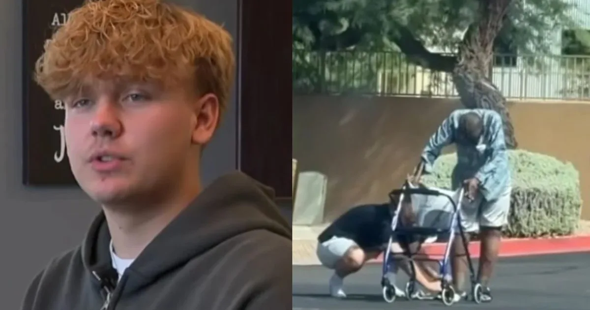 Studentul de 18 ani care l-a ajutat pe un bătrân nevoiaș: „Dumnezeu mi-a spus”